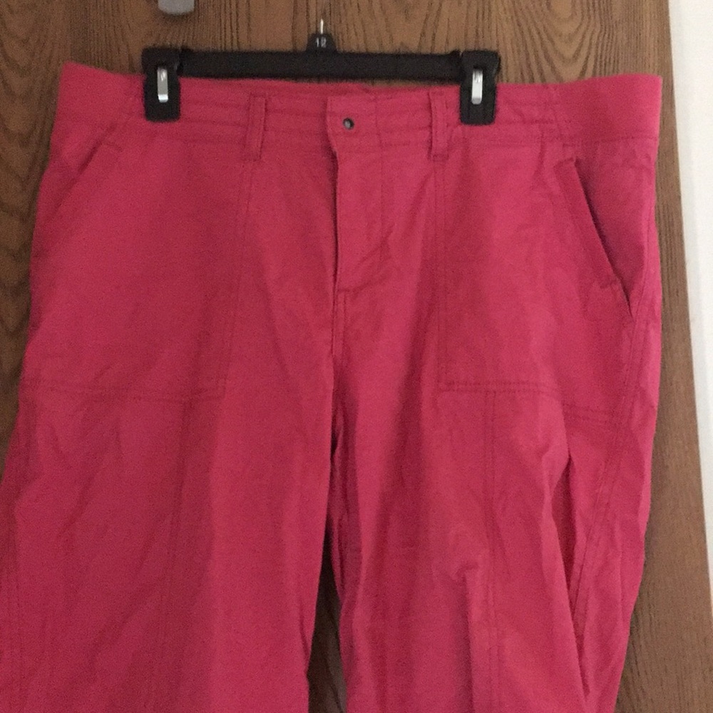 Dark Pink Cargo capris